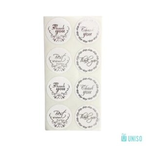 Kit 8 Envelopes Flor + Adesivos + Selos - UNISO - UND