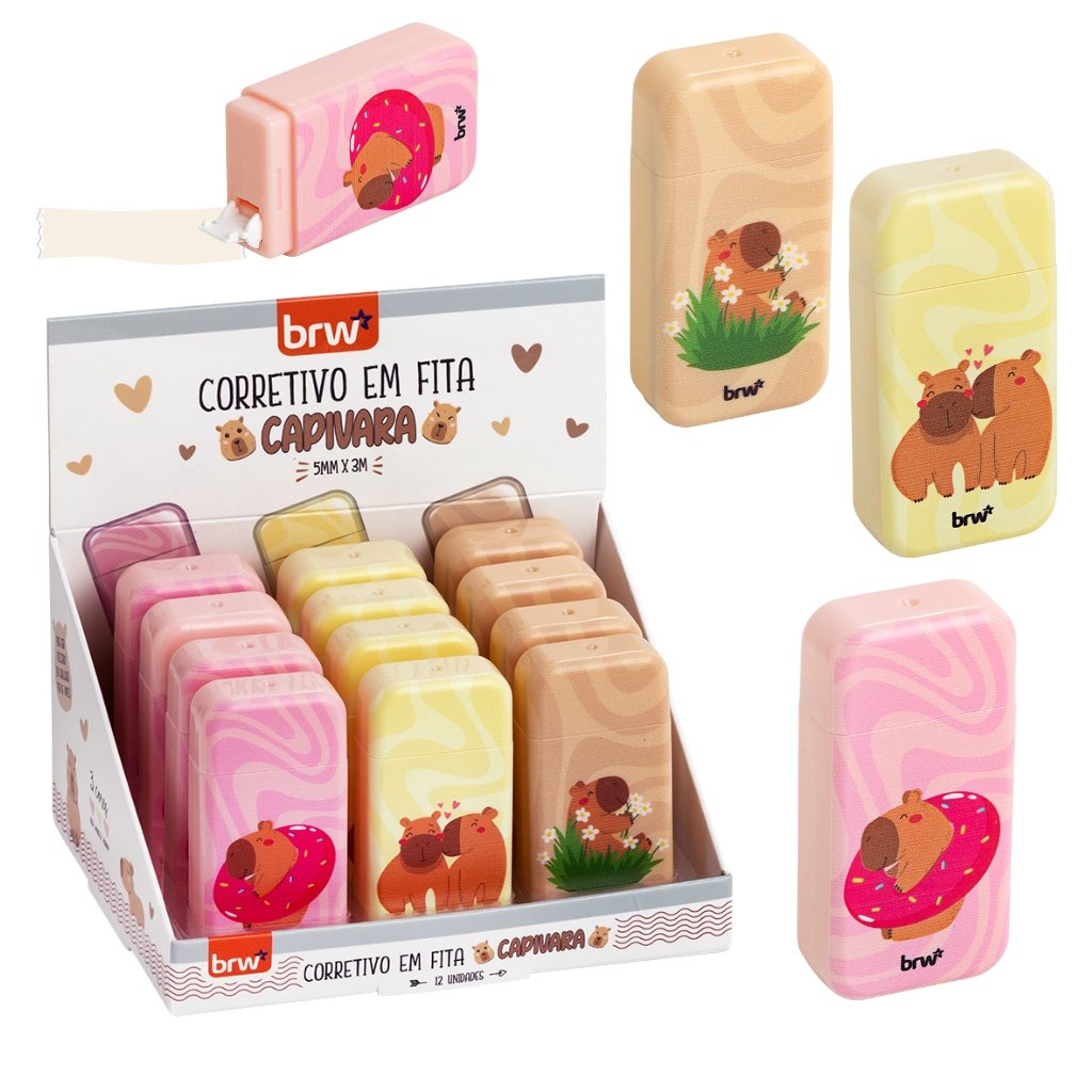 Corretivo em Fita Capivara 5mm X 3m - BRW - UND