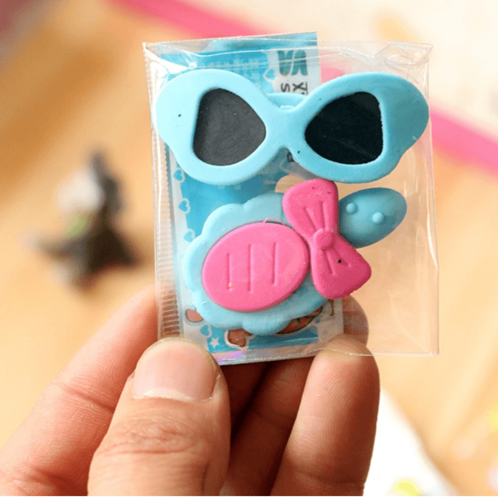 Borracha Fofa 3D Girl Power - PACOTE 6 UND