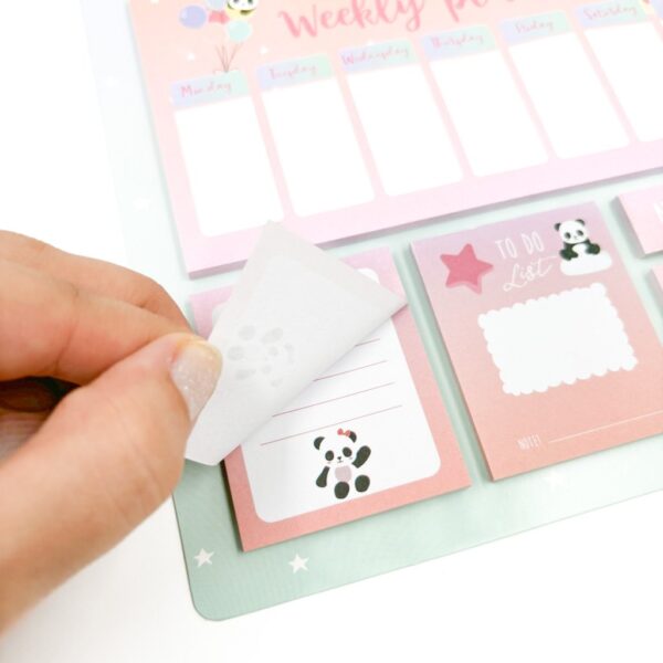 Kit Bloco de Notas Fofo Decorado 7 Blocos