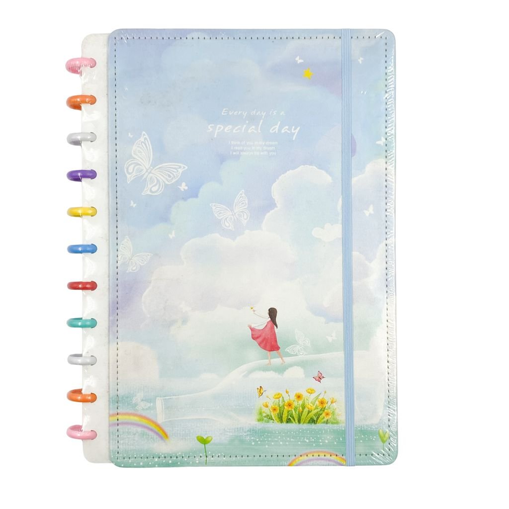 Cadernos de Disco GG 30x21cm - 11 Discos - SORTIDOS - UND