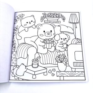 KIT Livro de Colorir COZY TIME - CIRANDA + 10 CANETAS TOUCH