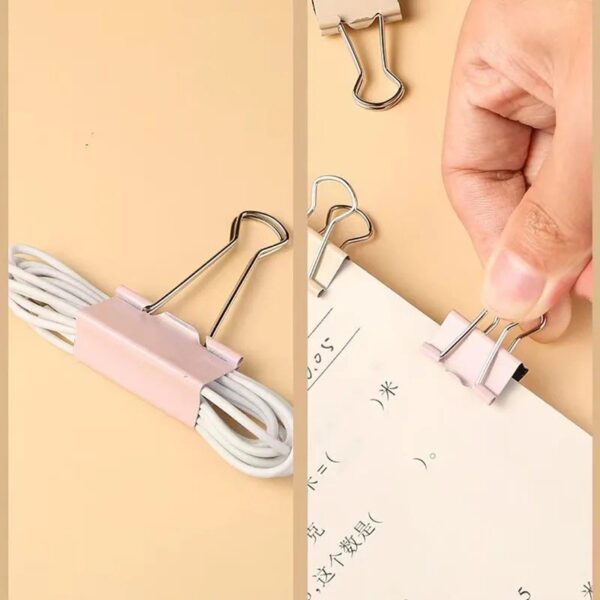 Kit Prendedor de Papel Pastel - Cx 15 Und