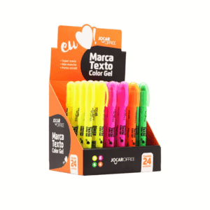 Marca Texto Color Gel Sortido - JOCAR OFFICE - UND