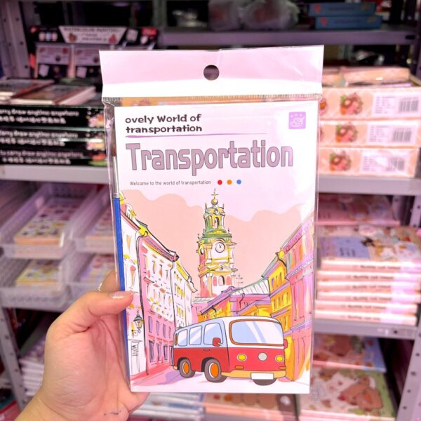 Livro Pintura Aquarela com Pincel 12 Folhas - Transporte