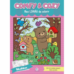 LIVRÃO de Colorir Comfy and Cozy G - CIRANDA - UND
