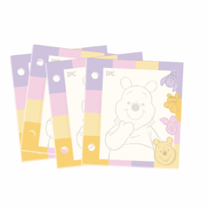Refil de Folhas para Mini Fichário Plástico Ursinho Pooh - DAC