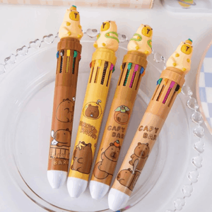 Caneta 10 Cores Capivara - IMPORTADO - UND