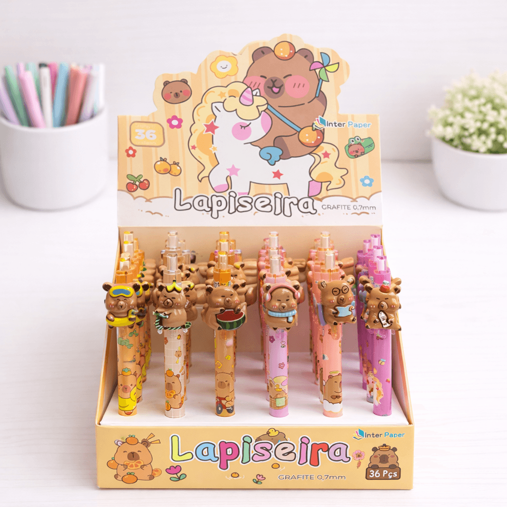 Lapiseira Estampada 0.7mm Capivara - IMPORTADO - UND