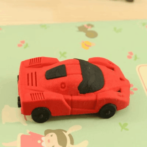 Borracha Fofa 3D Carros - IMPORTADA - PACOTE 6 UND