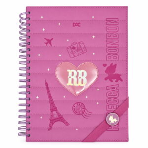 Caderno Smart Universitário 15 Divisórias Rebecca Bonbon Rosa 140 Fls - DAC