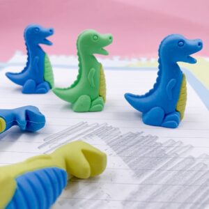 Borracha Fofa 3D Dinossauro - Pacote c/ 6 Und