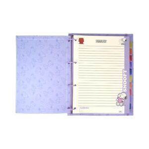 Fichário Universitário Capa em PU Snoopy 144 fls - DAC