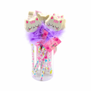 Lápis Fofo Cute Pompom - FOFY - POTE 12 UND