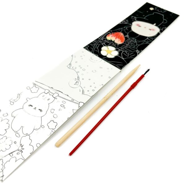 Kit Desenho Mágico + Aquarela Coelhinho Rabbit  c/ Pincel e Palitinho