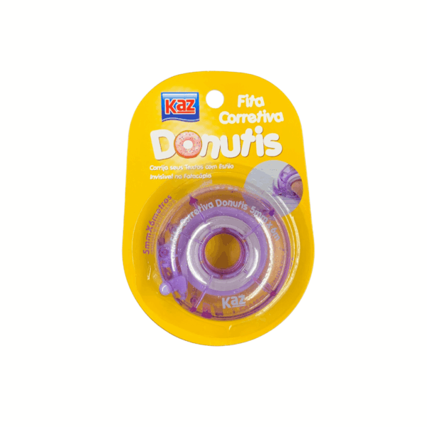 Fita Corretiva Donuts 5mmx6m KAZ - BLISTER
