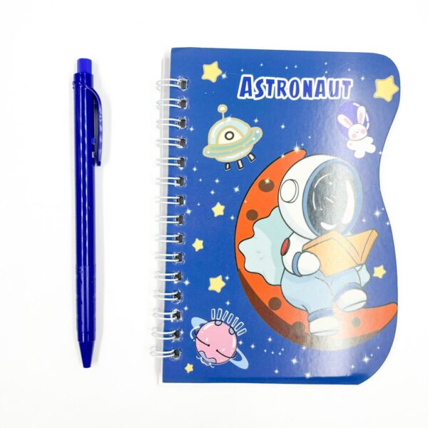 Mini Caderno Astronauta c/ Caneta