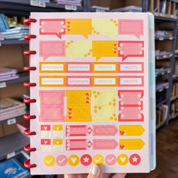 Caderno de Disco LOVE  20x26cm 10 Discos 80 Flhs- TOKYO DESIGN- UND