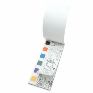 Bloco de Colorir Aquarela Dino LEO E LEO - BLISTER