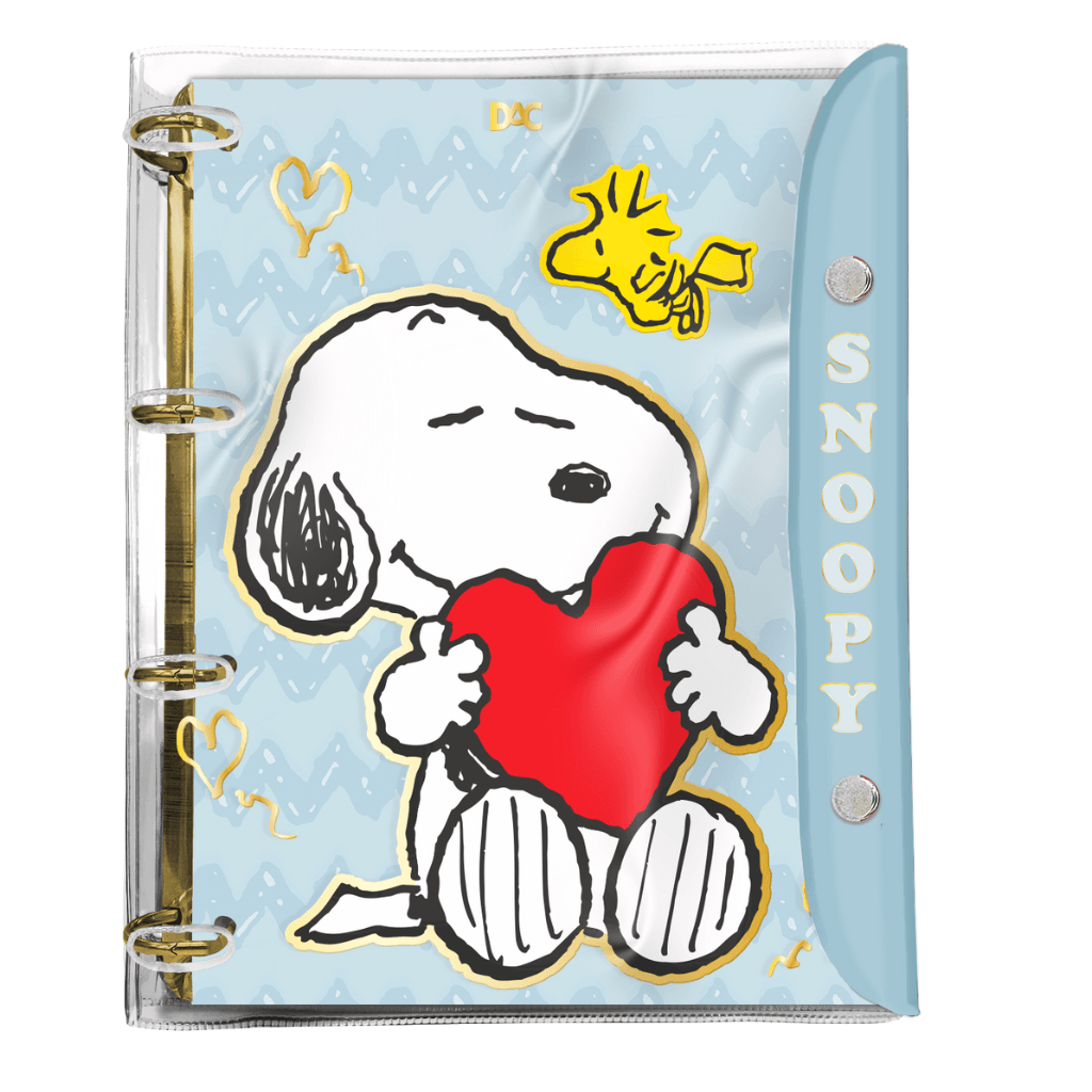 Fichário Universitário PVC Cristal 10 Divisórias Snoopy 192 fls - DAC