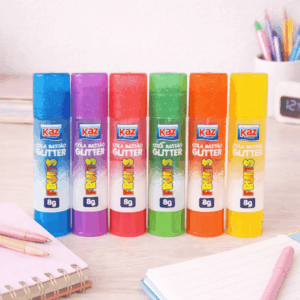 Cola Bastão 8g c/ Glitter e Aroma Fruits - KAZ - UND