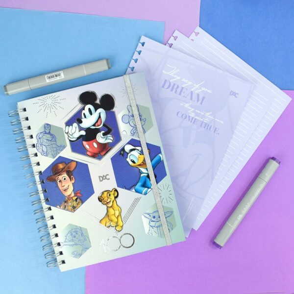 Refil Caderno Smart Colegial Lilás 48 Folhas DAC