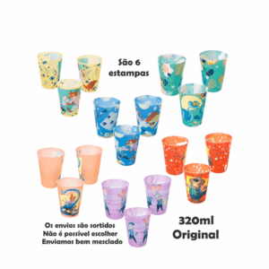 Copo Zootopia Sortido 320ml - PLASÚTIL - UND