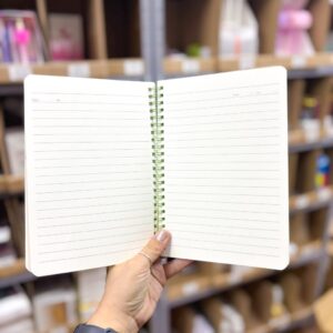 Caderno A5 Espiral Ursinho e Tulipas 64 fls 14,3x20,5cm - IMPORTADO - UND