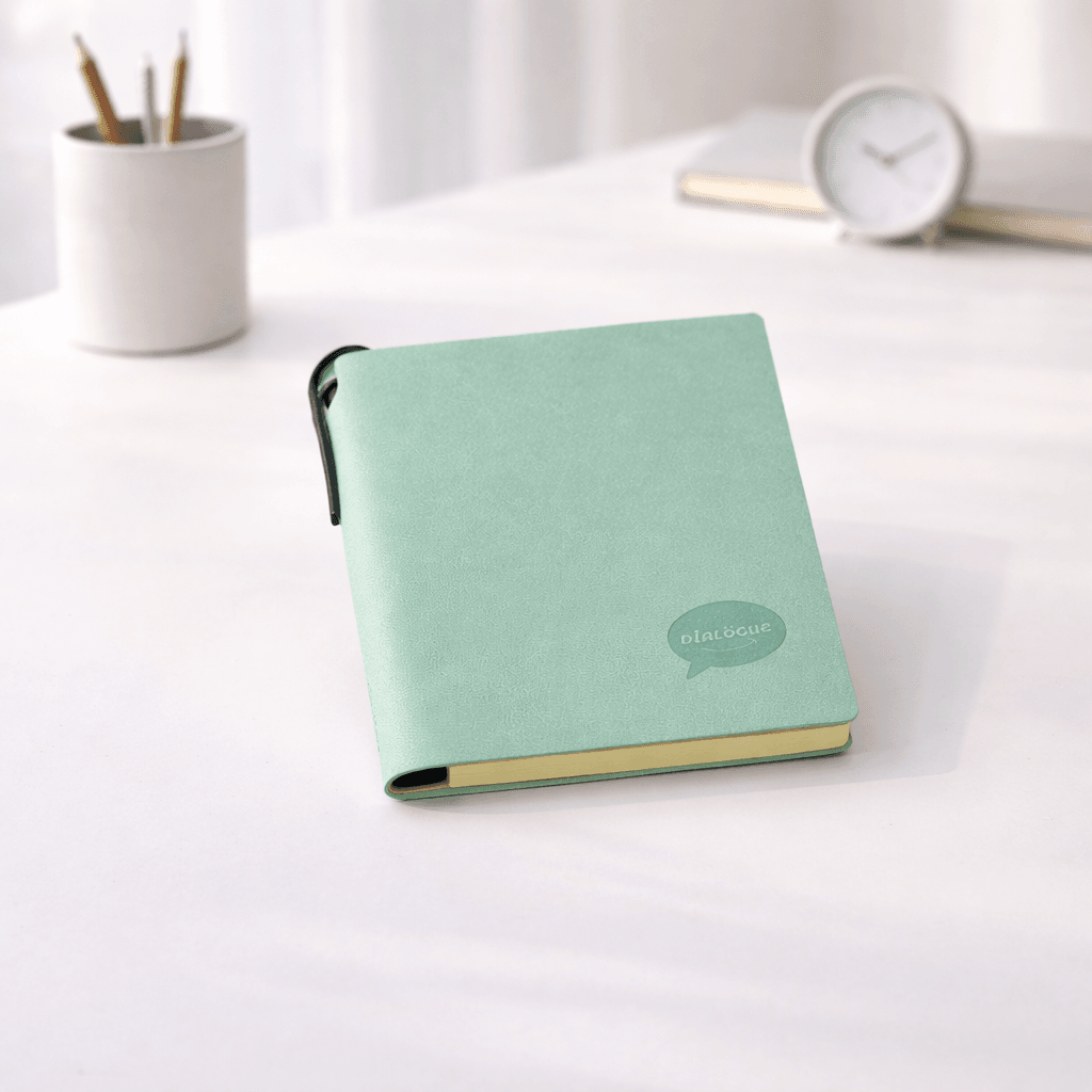 Mini Caderno LUXO Courino Sem pauta + Caneta - IMPORTADO - UND