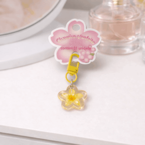 Chaveiro Pingente Charm Flor Cute Colors -  IMPORTADO  - UND