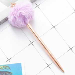 Caneta Metálica Luxo Pompom Coroa