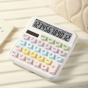 Calculadora de Mesa Vintage c/ Fonte Interna + Visor Luz