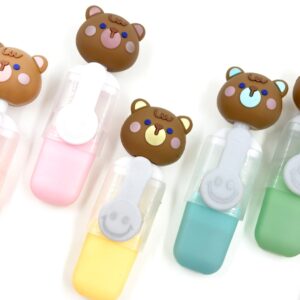 Marca Texto Ursinho  Purple 6 Cores