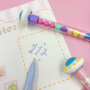Caneta Cute Espacial - Kit 4 Und