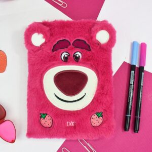 Caderno de Anotações Fluffy Pelúcia Ursinho Lotso - DAC