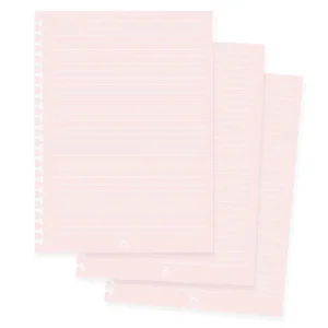 Refil Folhas Reposicionável Caderno Smart Colegial ROSA - DAC