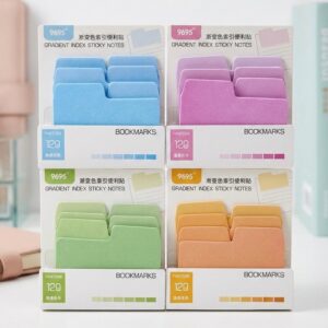 Bloco de Notas Adesivado Marcador de Páginas COLOR 85x65mm 120 Fls - IMPORTADO - UND