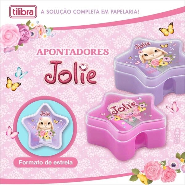 Apontador 1 Furo c/ Depósito Jolie - TILIBRA - UND