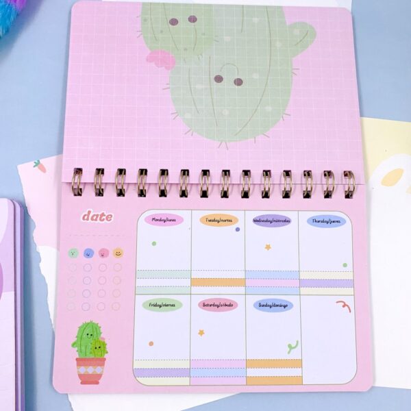 Planner Mensal Cactus