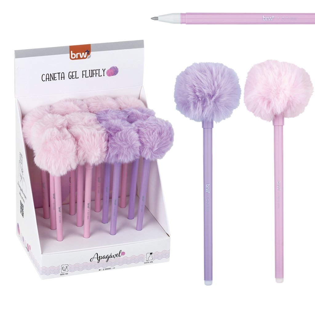 Caneta Esferográfica Apagável 0.7mm Pompom - BRW - UND