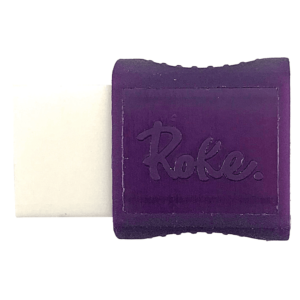 Borracha Quadrada Branca ROKE - UND