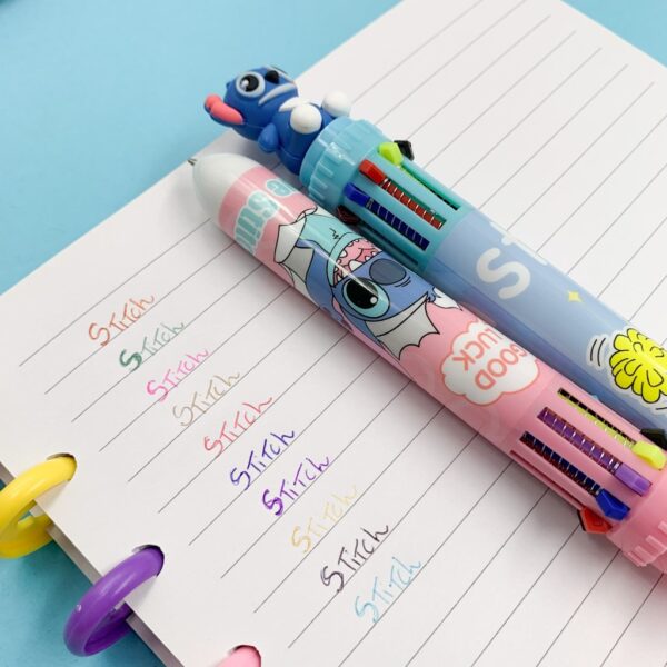 Caneta 10 Cores STITCH - UND