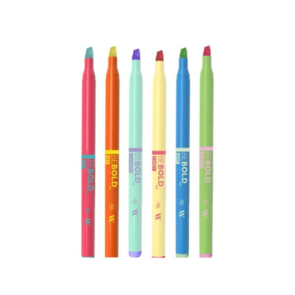 Marca Texto Be Bold Fit Newpen - Kit 6 Und Sortidas