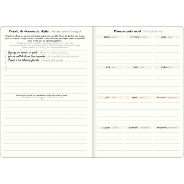 Planner Agenda Grampeado 17,8x25,4 cm WEST VILLAGE - TILIBRA - UND