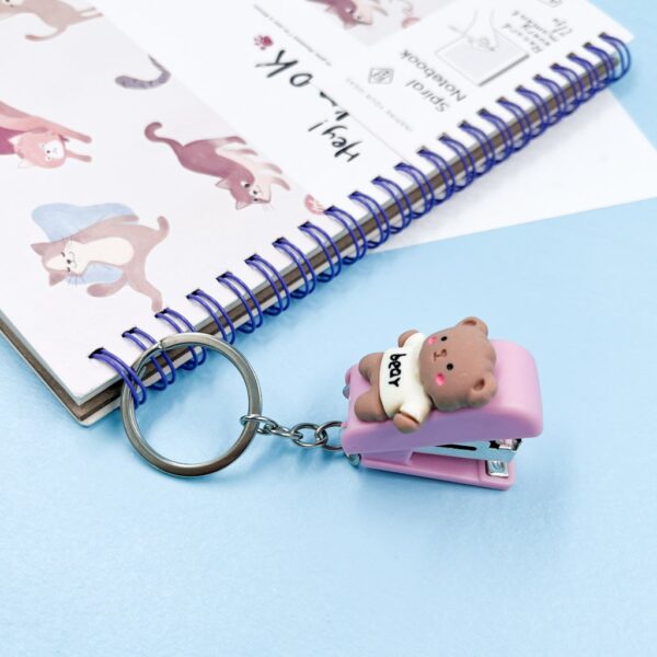 Mini Grampeador Chaveiro Ursinho  Lovelypen