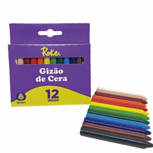 Gizão de Cera 12 Cores ROKE - UND