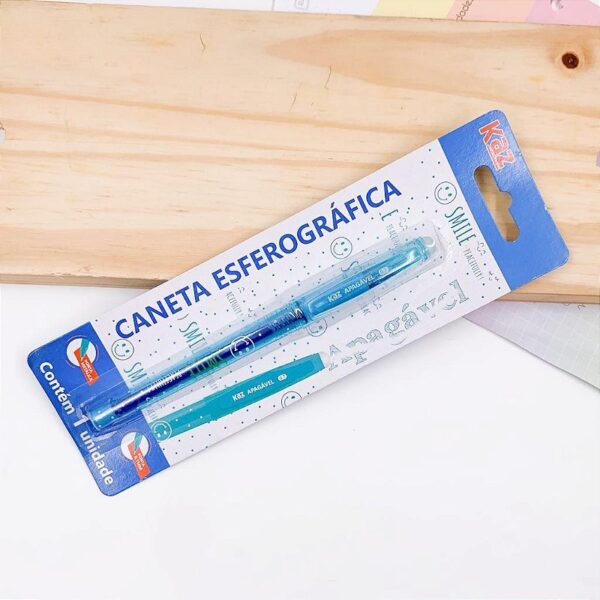 Caneta Esferográfica Apagável Color 0.7mm KAZ - BLISTER