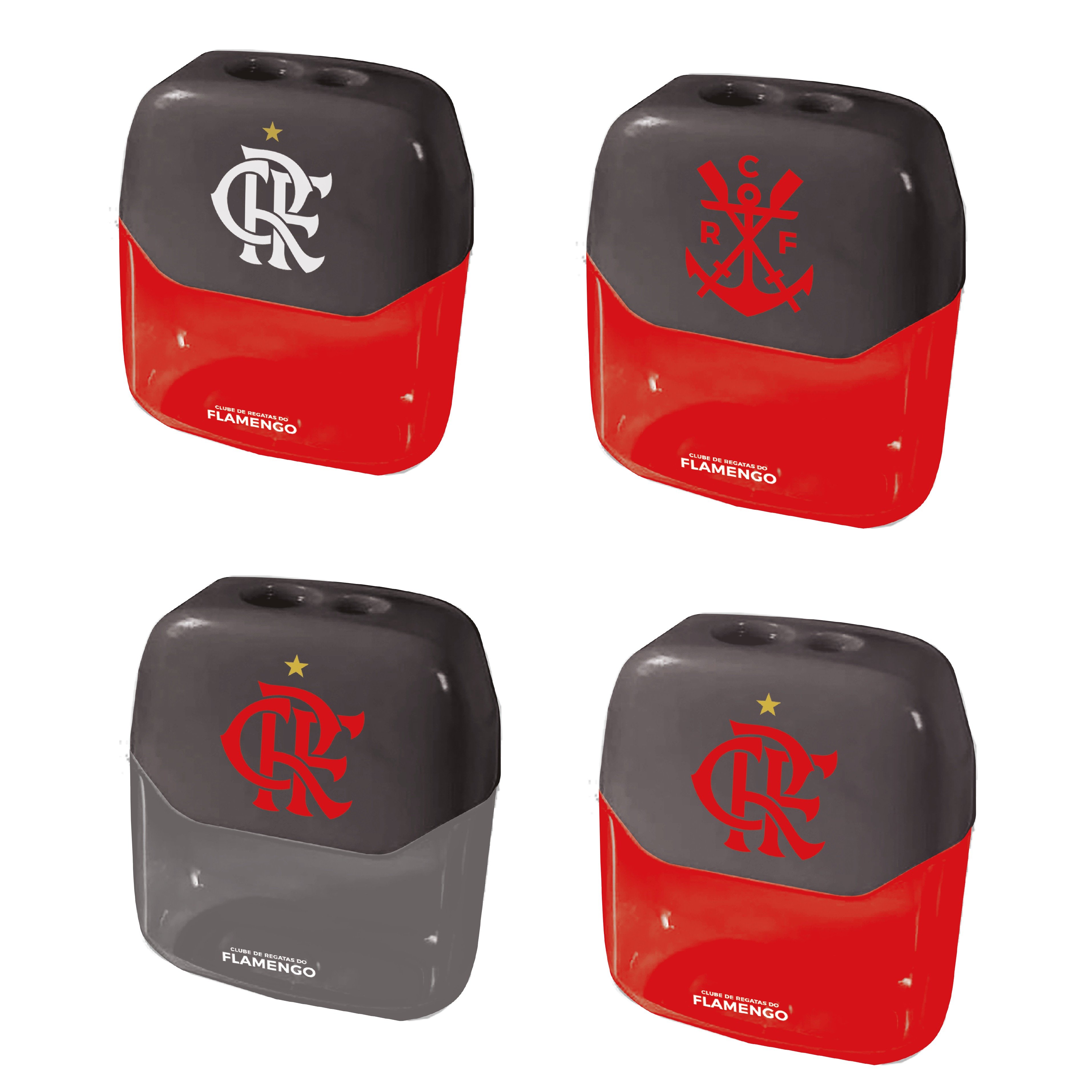 Apontador Duplo Flamengo c/ Depósito - SKYPAPER - CX 12 UND