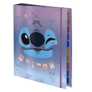 Fichário Colegial Disney Stitch com Elástico DAC