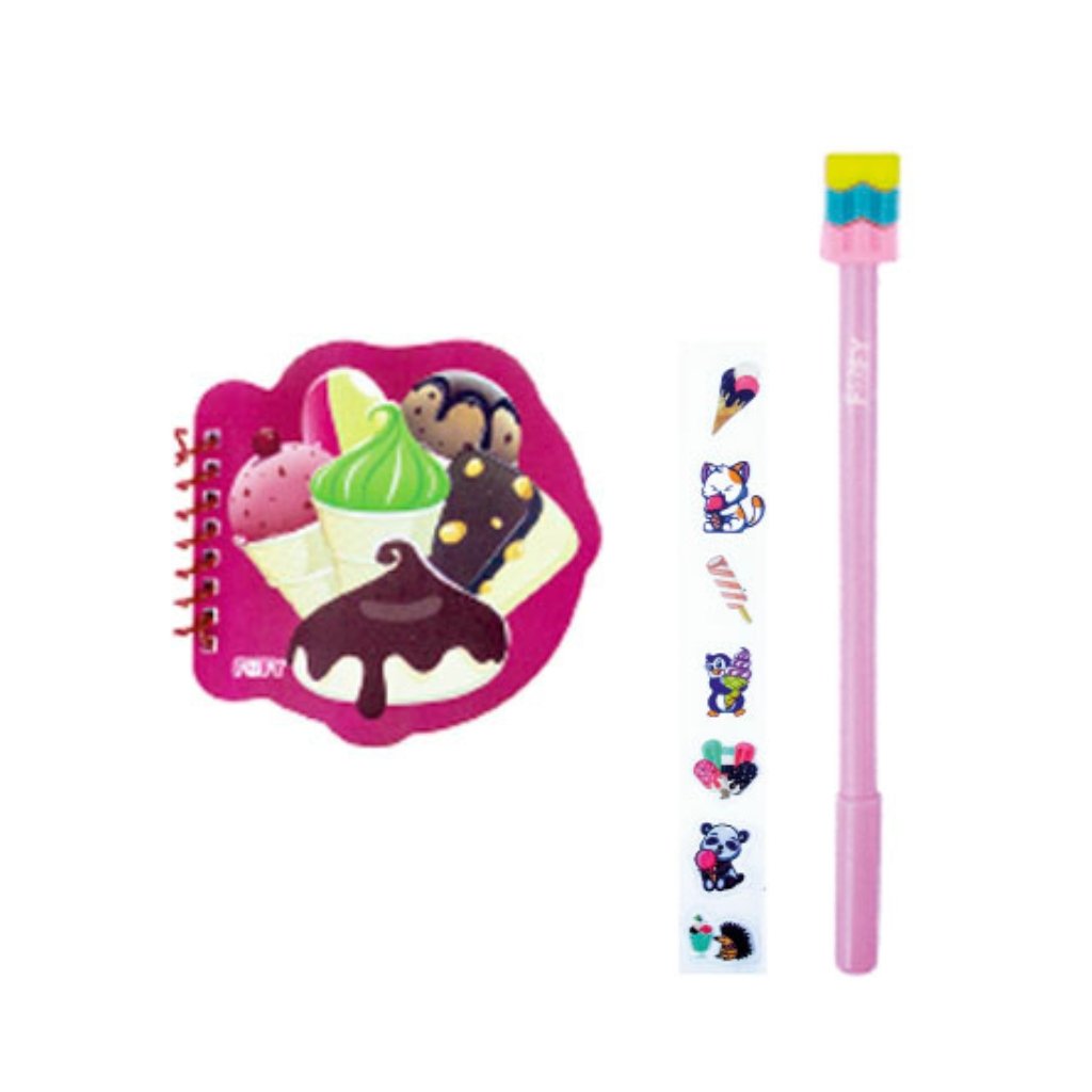KIT Anotação Candy 3 Peças - FOFY - BLISTER